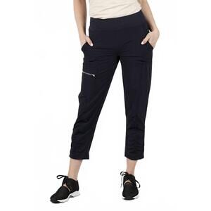 NEW PEACE OF CLOTH women's ash zip pocket pants in onyx